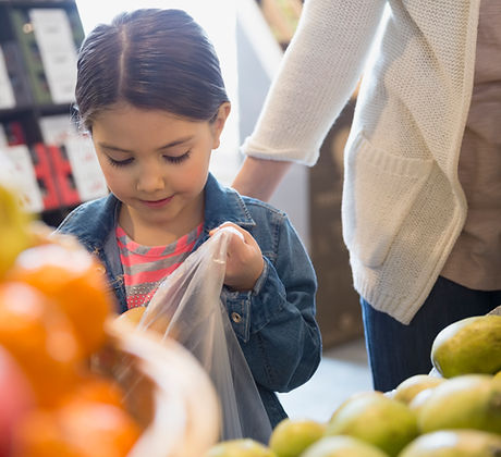 Girl at the Grocery Shop
