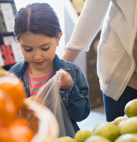 Girl at the Grocery Shop