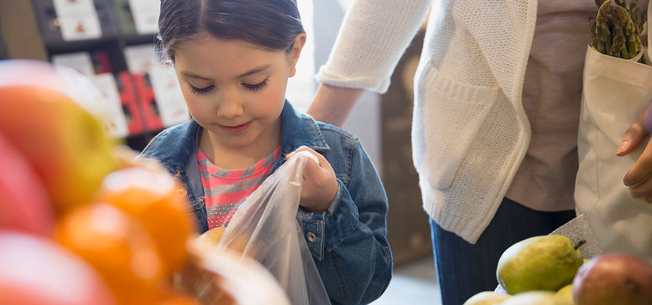 Girl at the Grocery Shop