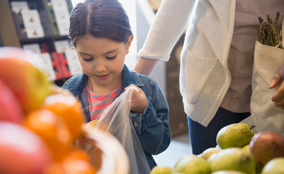 Girl at the Grocery Shop