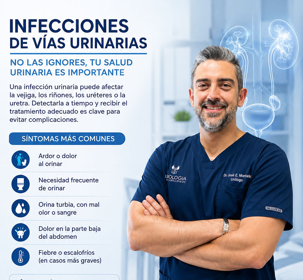 INFECCIONES Y SINTOMAS URINARIOS