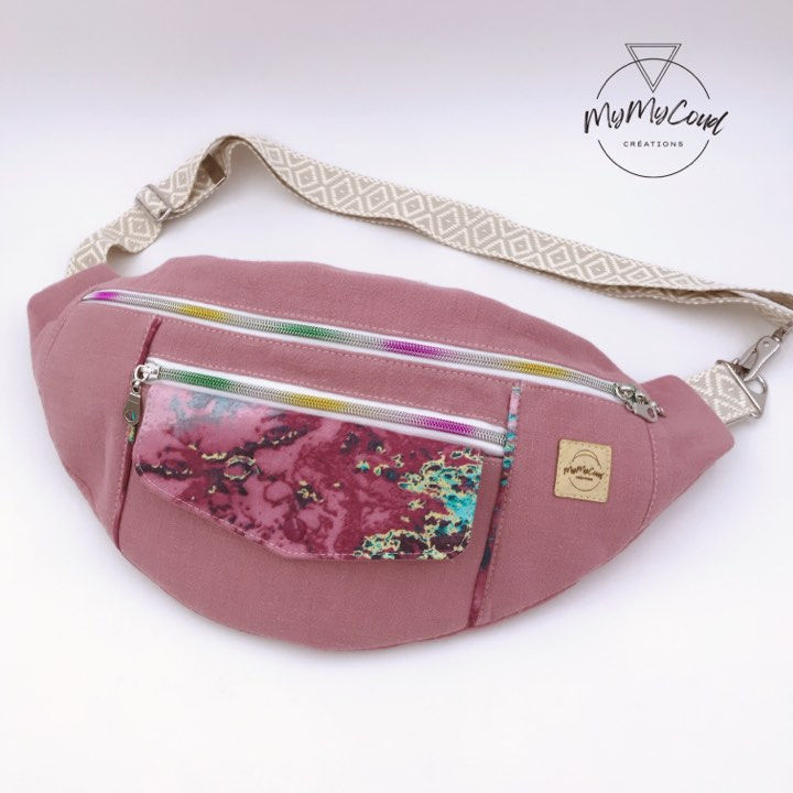 Miniature : Tutoriel sac banane AMAYA – Créez un sac pratique à 2 poches avec 2 versions (pa