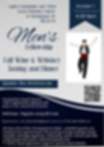 Men's Fellowship Tastings and Dinner - 10.01.25-FINAL FLYER