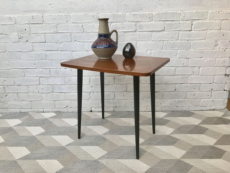 Vintage Retro Wooden Side End Table #457