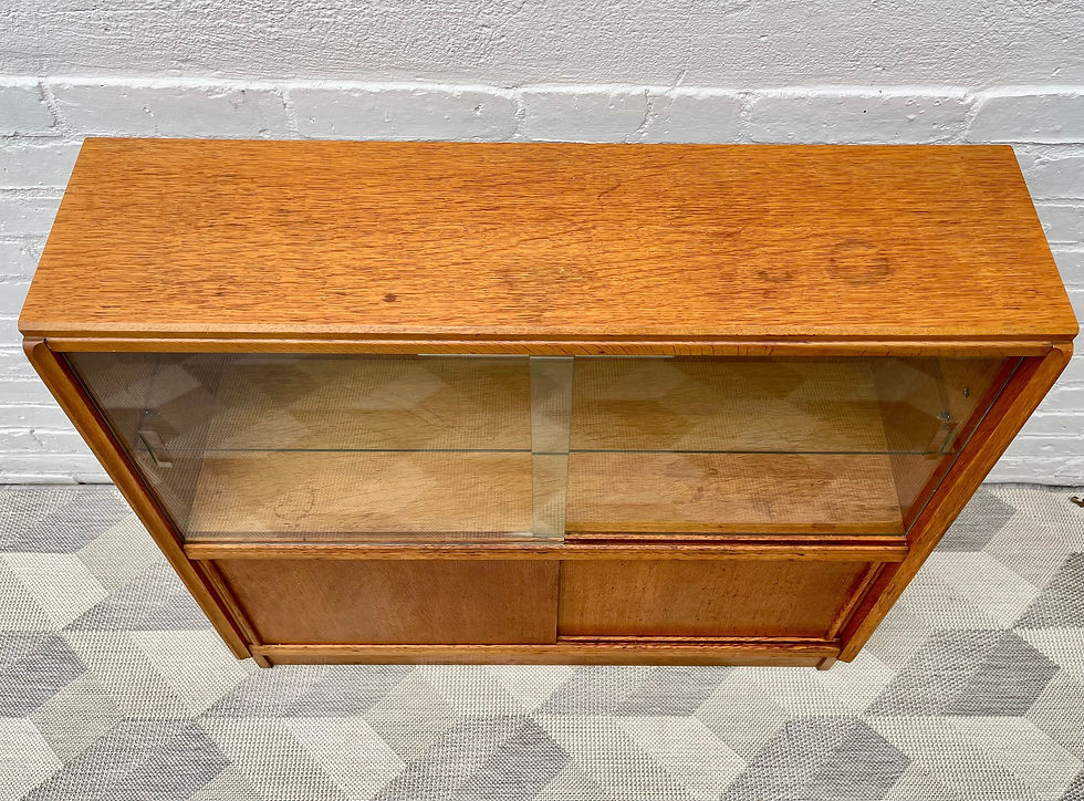 Miniatura: Vintage G Plan Bookcase Glass Cabinet Teak