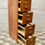 Miniature : Vintage Retro Wooden Filing Cabinet #548