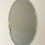 Thumbnail: Vintage Art Deco Oval Mirror with Bevelled Edge