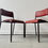 Miniatura: Pair of Vintage Stacking Chairs with Red Vinyl