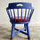 Miniature : Vintage Purple Dining Chair with Seat Pad