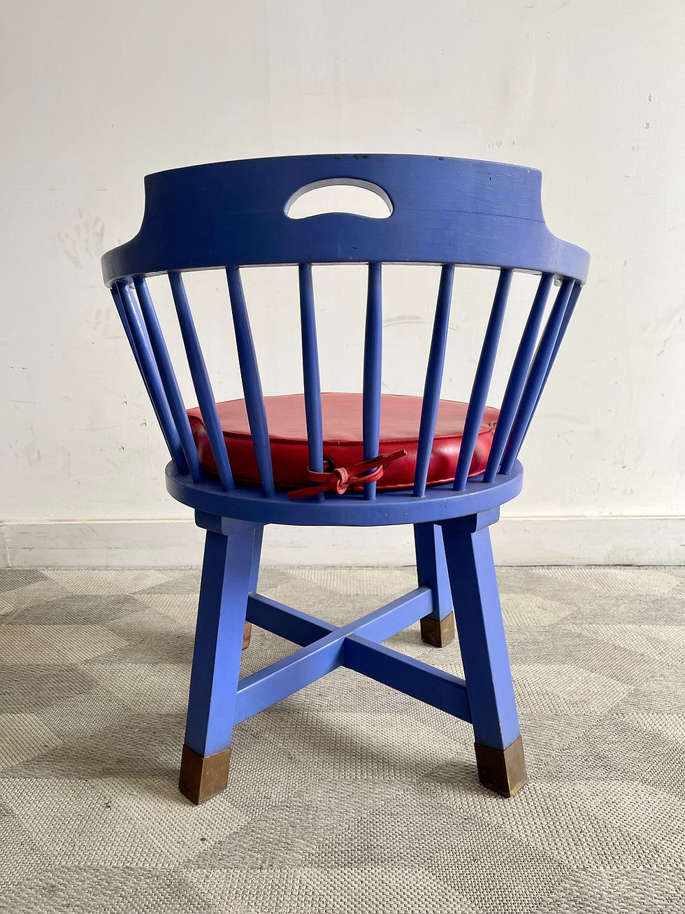 Miniatura: Vintage Purple Dining Chair with Seat Pad