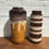 Miniature : Vintage West German Vase Large Brown Scheurich #811
