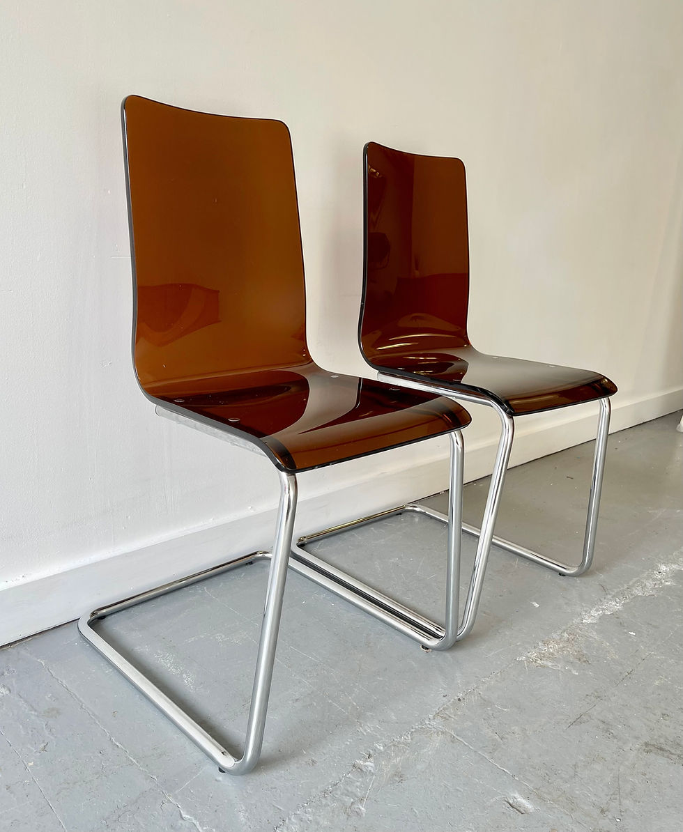 Miniatura: Pair of Contemporary Dining Chairs