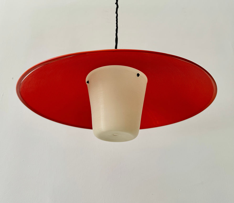 Thumbnail: Vintage Red Ceiling Light