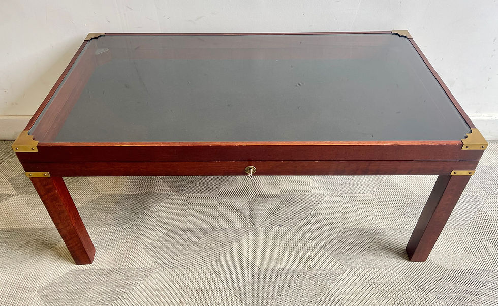 Thumbnail: Vintage Glass Display Coffee Table