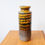 Miniatura: RETRO YELLOW / ORANGE STRIPY VASE
