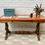 Miniatura: Large Sofa Table Desk Console with Drawer