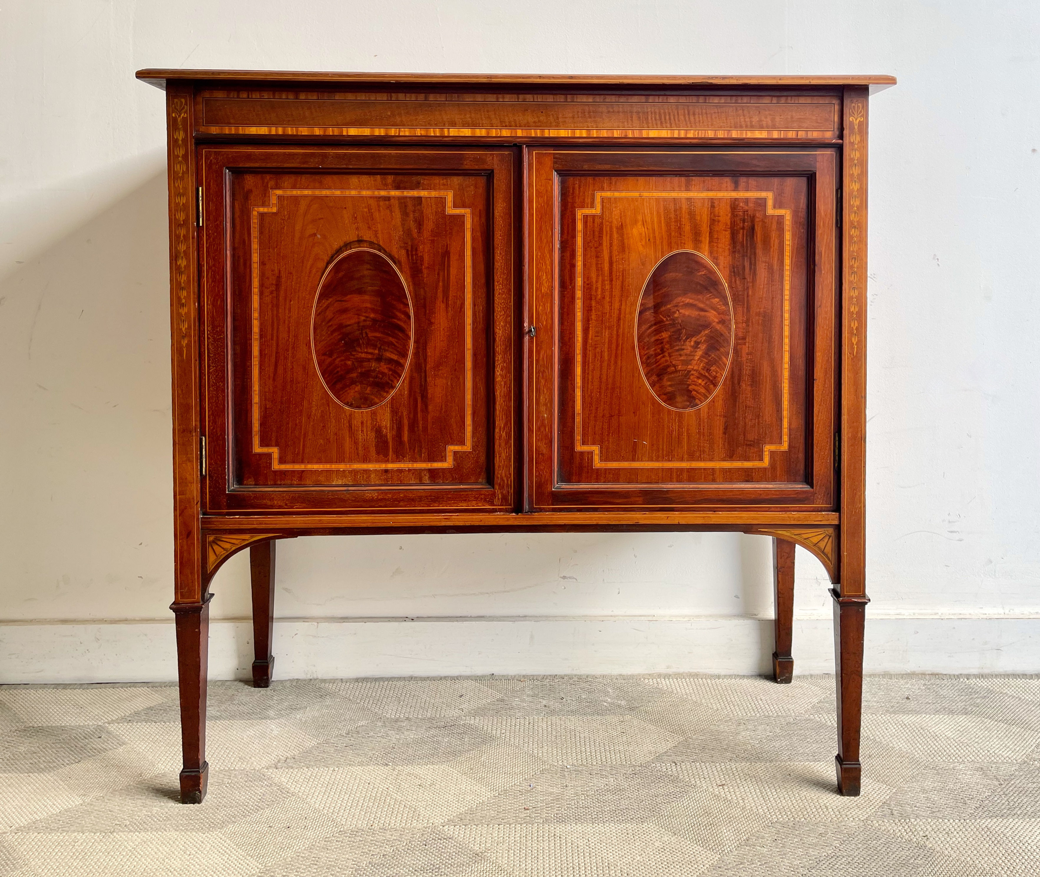 Antique Sideboard Cabinet front