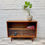 Miniature : styleVintage Bookshelf Sideboard with Glass Doors