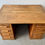 Miniatura: Vintage Oak Teachers Desk with Drawers top