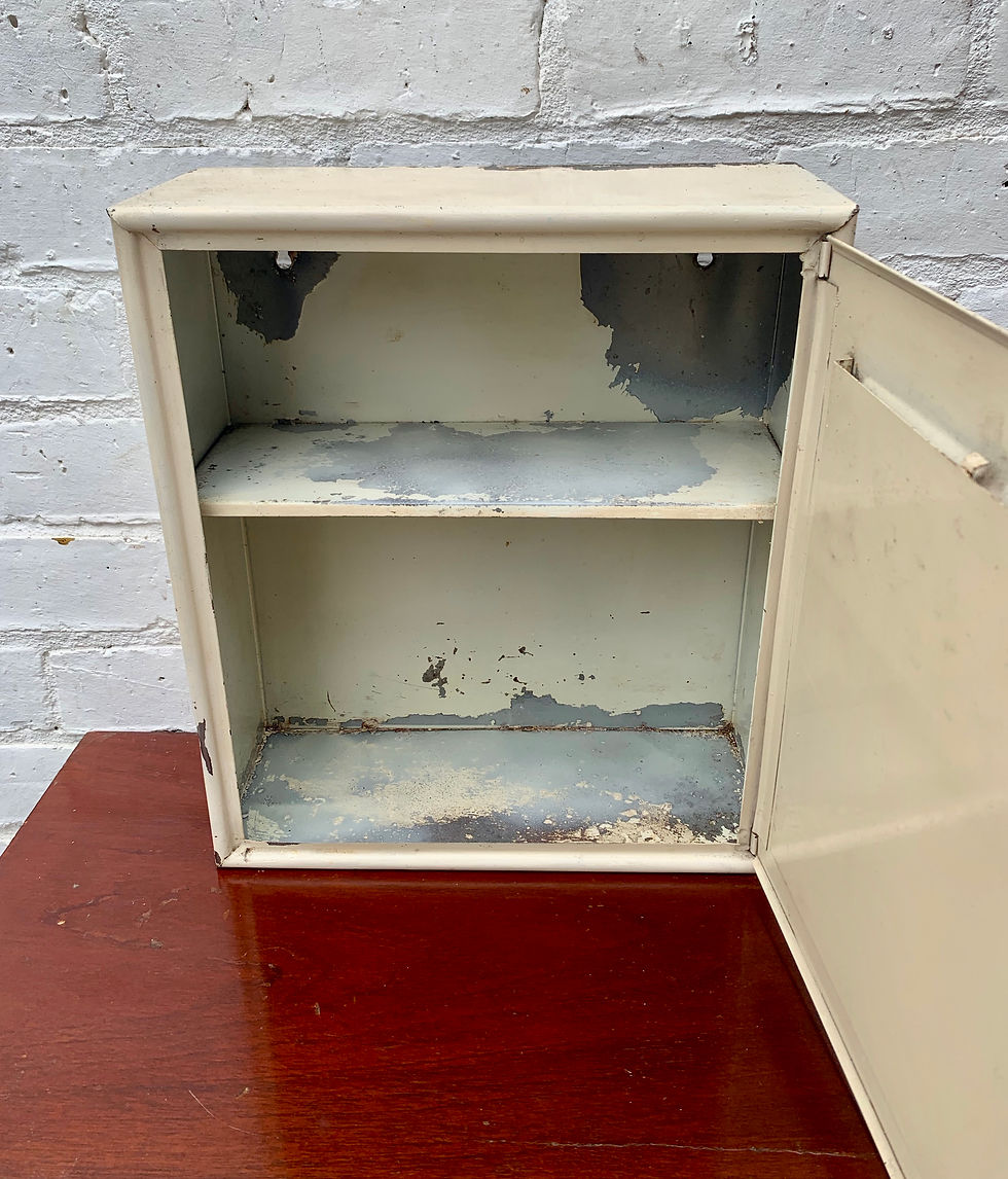 Miniatura: Vintage Small Medicine Cabinet Mirror #897