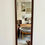 Miniature : Vintage Rectangular Mirror Dark Wood Frame