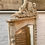 Miniature : Vintage Full Length Mirror White Wood Frame French #651