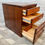 Miniature : Small Rosewood Filing Cabinet under Desk Storage #D423