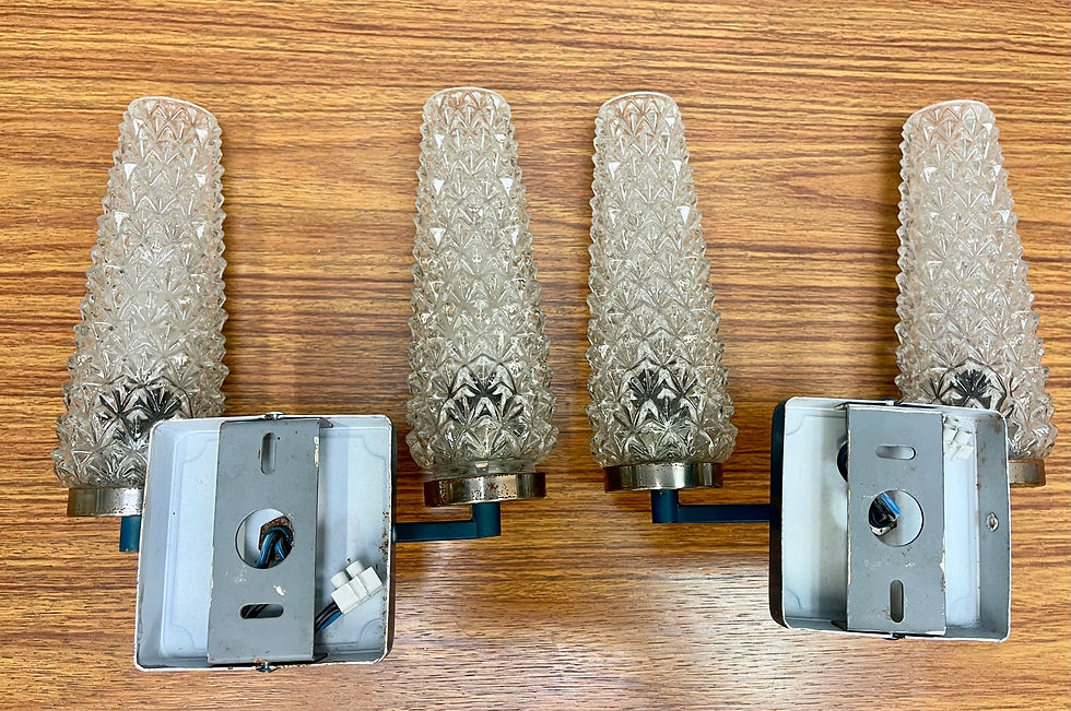 Miniatura: Pair of Vintage Wall Lights from Belgium