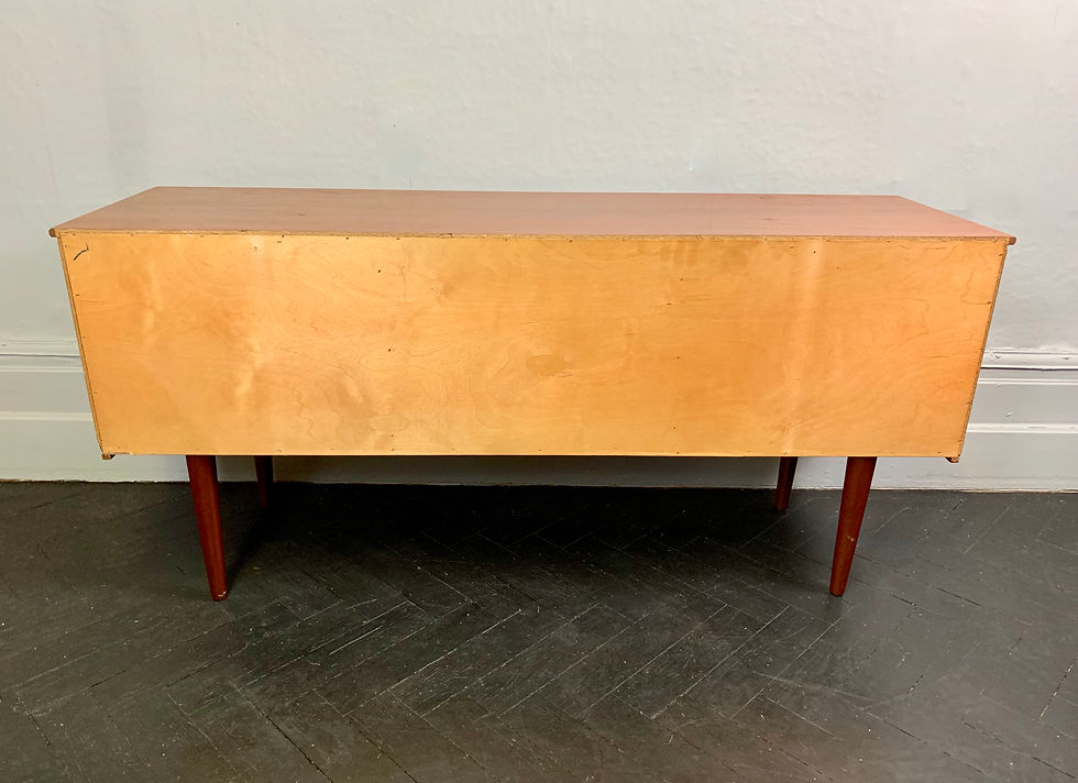 Miniature : Vintage Sideboard Cabinet With Drawers Teak #945