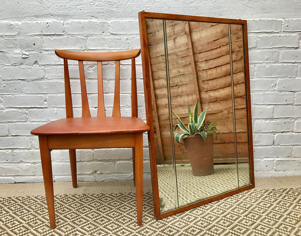 Miniatura: Mid Century Vintage Wall Mirror #363