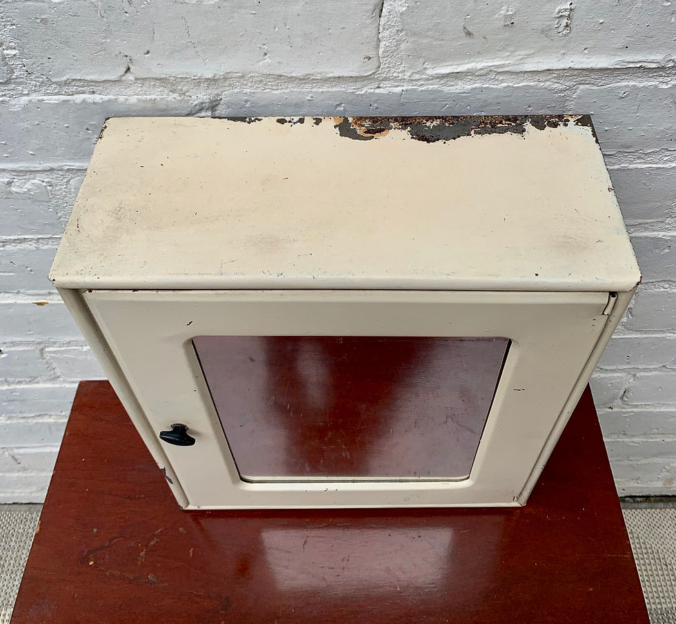 Miniature : Vintage Small Medicine Cabinet Mirror #897