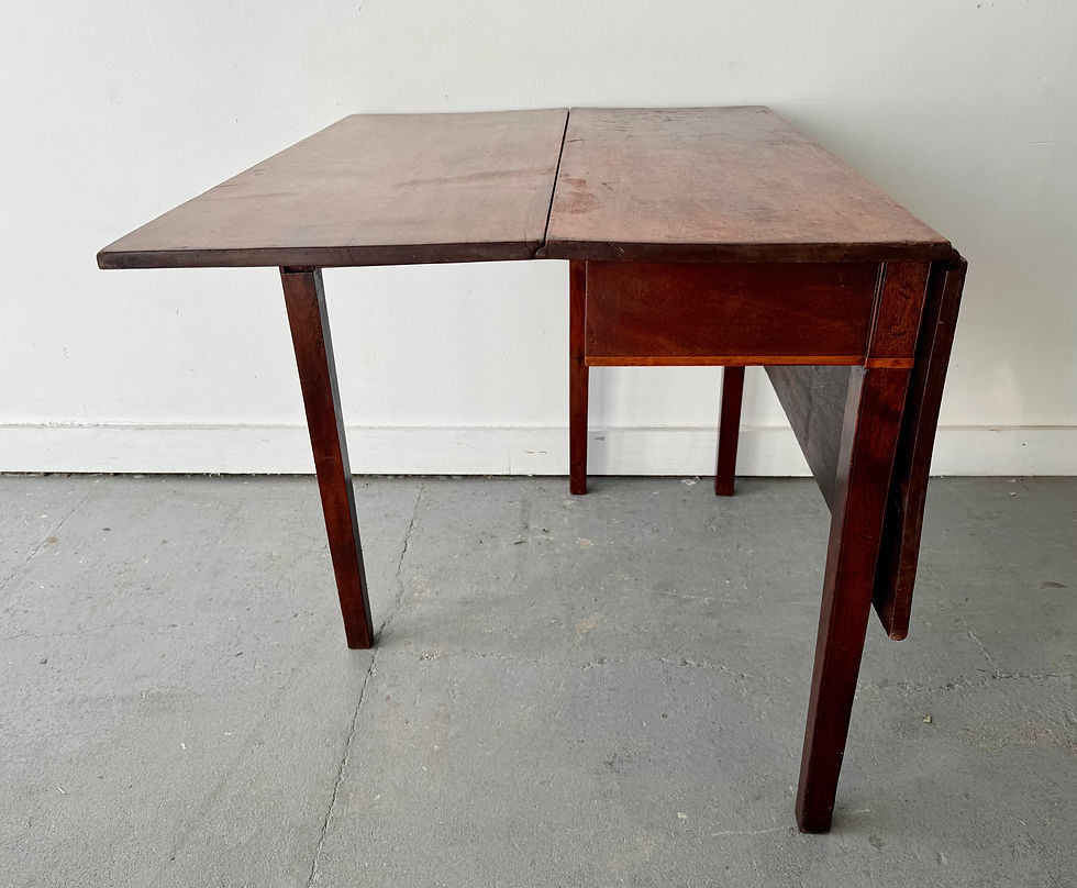 Thumbnail: Antique Folding Dining Table