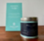 VIII Elizabeth Scented Tin Candle by Charles Farris lable