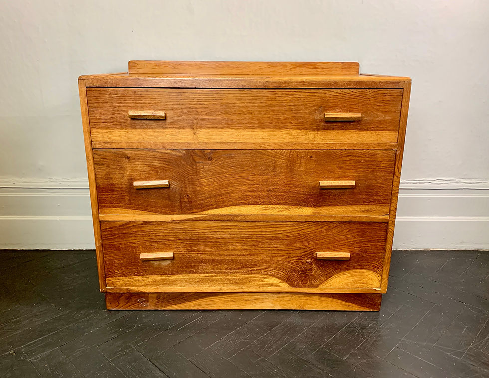 Miniatura: Vintage Chest of Drawers Bedroom Wooden #978