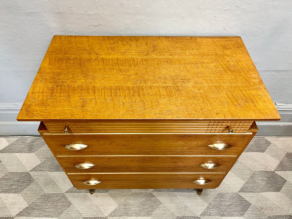 Miniature : Vintage Lebus Chest of Bedroom Drawers top