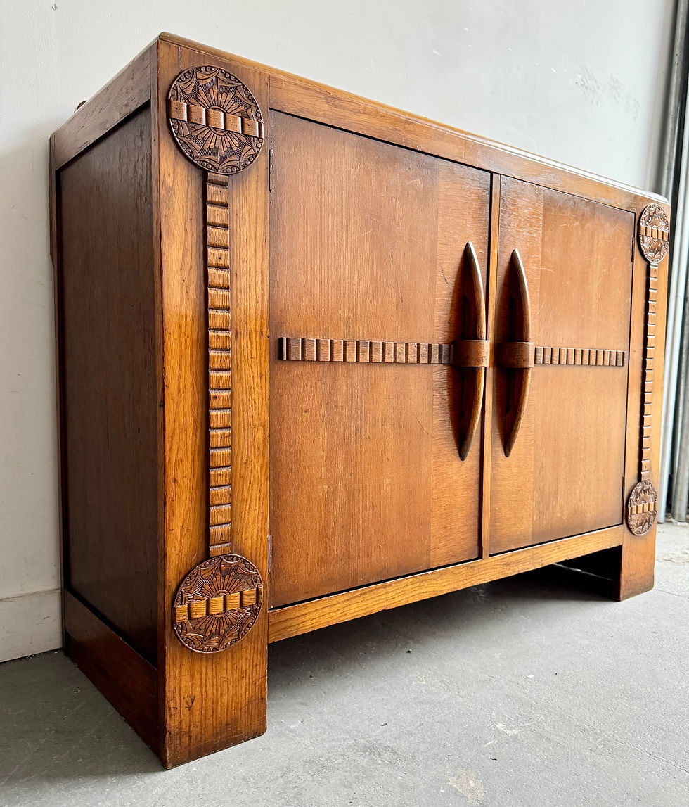 Miniatura: Art Deco Sideboard Cabinet