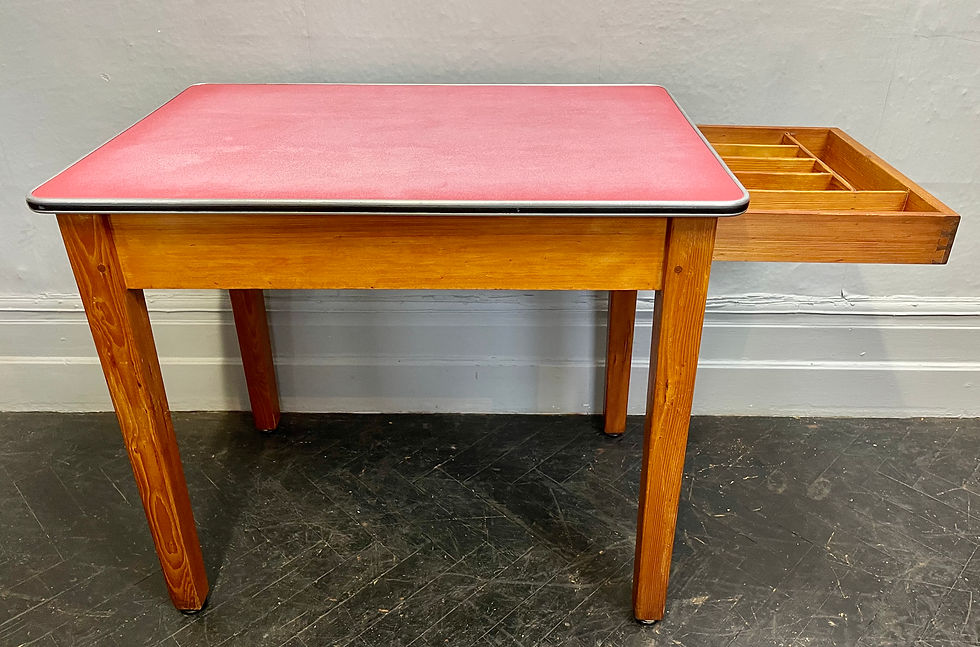 Miniatura: Vintage Formica Dining Kitchen Table