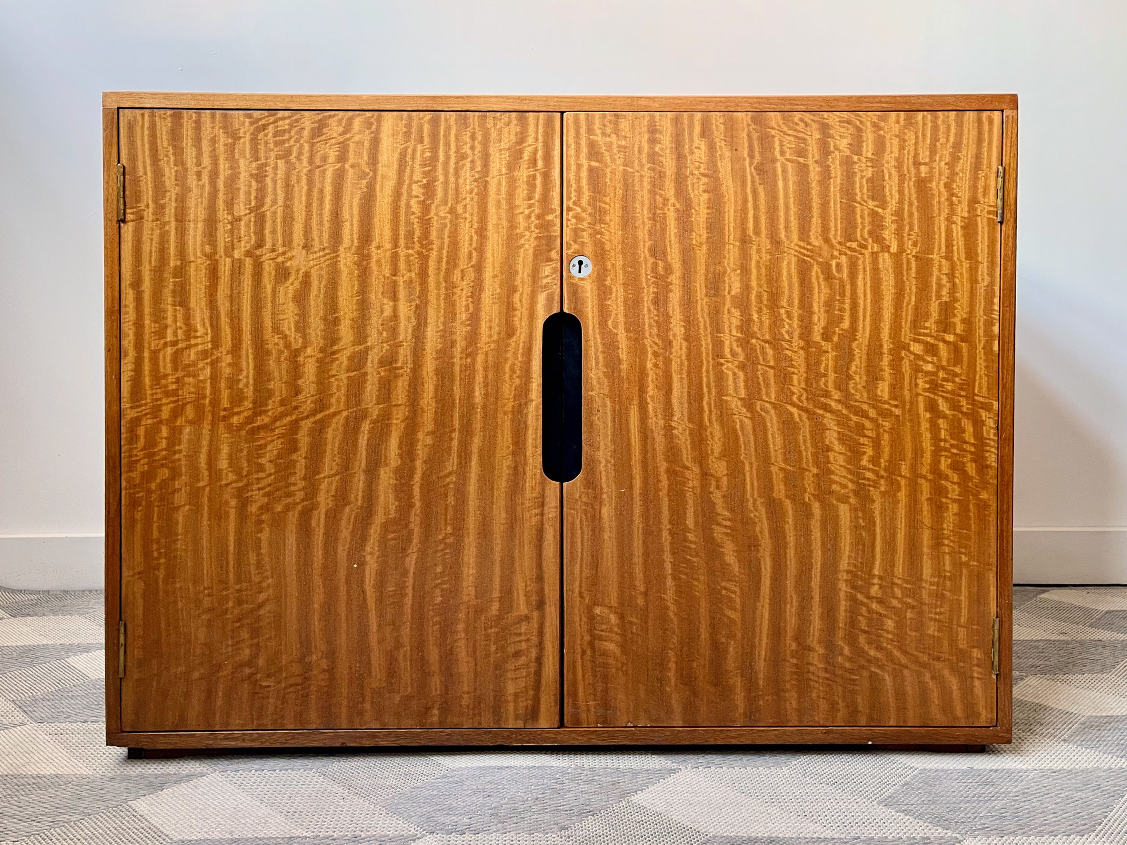 Vintage Teak Office Cabinet Sideboard