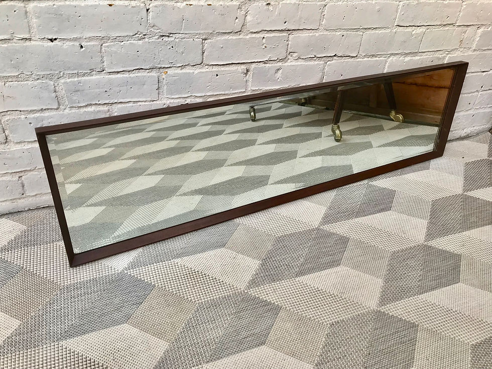 Miniatura: Vintage Rectangular Wall Mirror Beveled #532