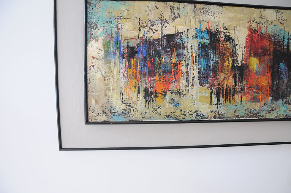 Miniature : MAURILLE PREVOST ABSTRACT PAINTING