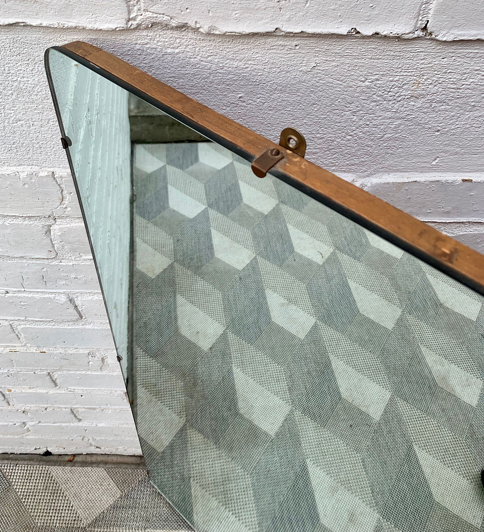 Miniature : Large Vintage Dressing Wall Mirror #D20