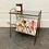 Miniature : Vintage Magazine Rack Wire and Smoked Glass