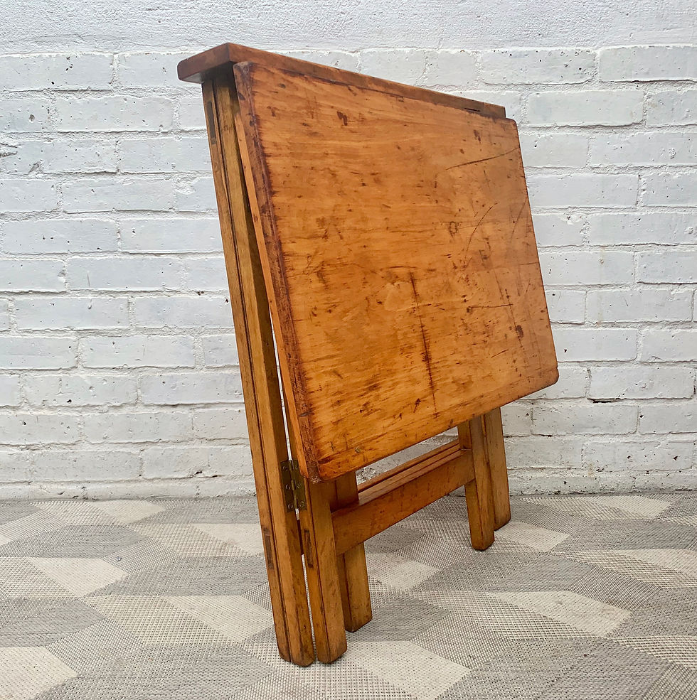 Thumbnail: Vintage Folding School Desk