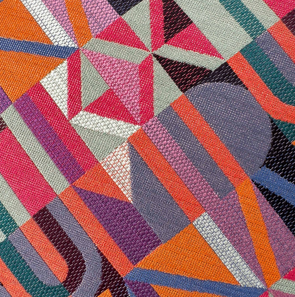 Font Large Square Cushion by Margo Selby detail