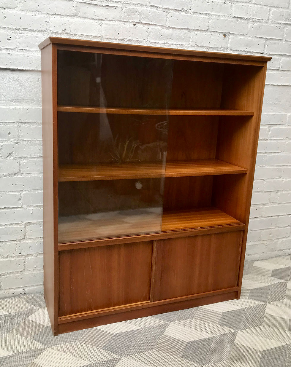 Miniature : Vintage Retro Bookshelf Cabinet #581