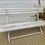 Miniature : ANTIQUE FOLDING FOLDING GARDEN BENCH