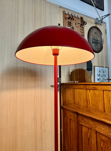 Vintage Red Brasa 365+ Floor Lamp by IKEA | Design by Davies
