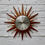 Thumbnail: Vintage Metamec Starburst Wall Clock Teak Copper #D34