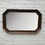 Miniature : Vintage Octagonal Wall Mirror Wood Frame #883