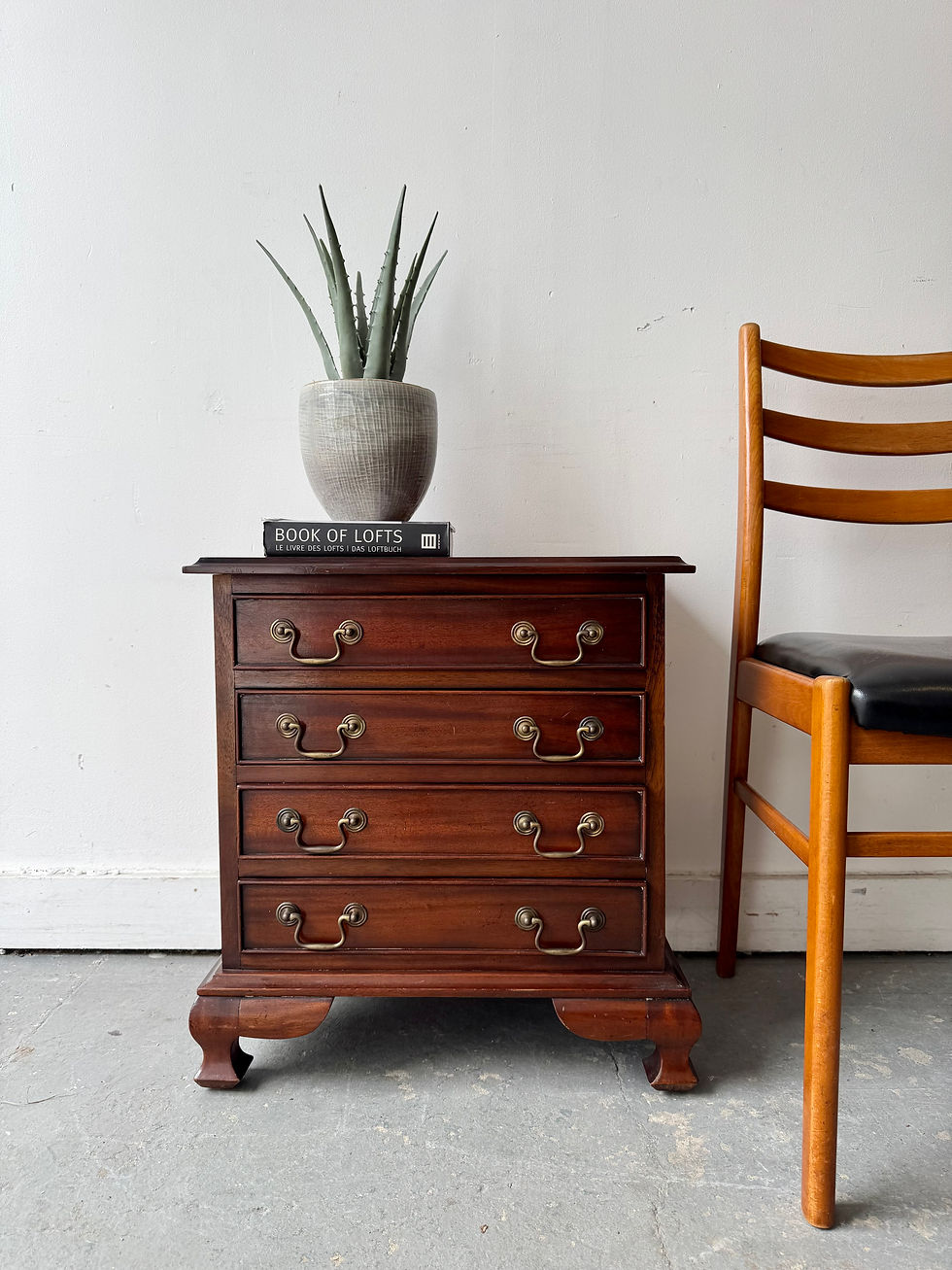 Small Vintage Chest of Drawers styled